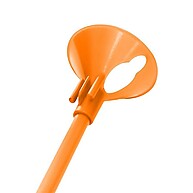 Suporte para Balão 33cm: Kit com 10 Laranja Fluorescente - imagem 1