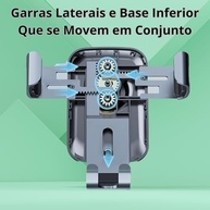 Suporte de Celular para Carro Universal 360° com Travamento Automático - Segurança Premium na Saída de Ar - imagem 4