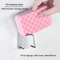 Suporte de Sucção para Pia de Cozinha Decdeal - Aço Inoxidável com Design Moderno para Esponjas e Sabonete - imagem 5