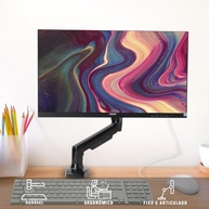Suporte Braço Articulado ON-F90 para Monitor 17 A 30 Pol Ajustável - imagem 3