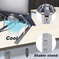Suporte Ergonômico Portátil para Laptop com Ventilação - Alumínio Resistente para MacBook, Dell, Lenovo e Outros - imagem 5