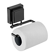Suporte para Papel Higiênico com Ventosa – Preto Fosco - imagem 1
