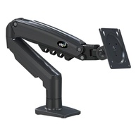 Suporte Articulado de Mesa, Pistão a Gás, Design Compacto e Retrátil, Ergonômico, Monitores 17'' a 35'', 2kg a 9kg, Preto, F80N, ELG - imagem 1