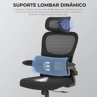 Cadeira de Escritório Ergonômica Premium com Ajuste Total e Suporte até 200kg - imagem 4