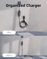 Suporte Carregador EV J1772 com Rotação 180° e Gancho J em Metal - Organize seu Carregamento! - imagem 5