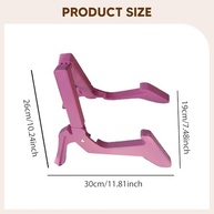Suporte Dobrável MotiveTech Rosa: Segurança e Estilo para Seus Instrumentos Musicais - imagem 3