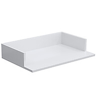 Suporte Suspenso para Micro-ondas Branco – Prático e Resistente - imagem 1