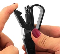 Suporte Veicular Karbox: Porta Óculos e Clip para Celular - Preto/Fumê 9,7cm - imagem 4