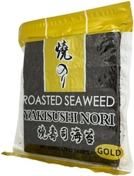 Alga Marinha Yaki Sushi Nori Gold Premium Crocante 50 Folhas - imagem 2