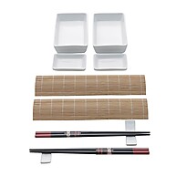 Sushi em Estilo: Kit 10 Peças Bambu Kyoto Lyor - imagem 1