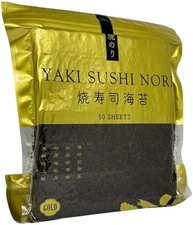 Alga Marinha Nori Yaki Sushi Nori Gold Crocante 50 Folhas 140 Gramas - imagem 5