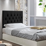 Cabeceira Capitonê para Cama de Solteiro 90cm - Estilo Moderno em Suede com Design Suspenso - imagem 3