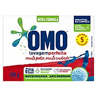 Kit 3 Sabão em Pó Omo Lavagem Perfeita 400g – Limpeza Total com Sustentabilidade - imagem 2