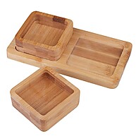 Bandeja de Aperitivos Bamboo: Elegância e Sustentabilidade - imagem 2