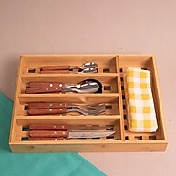Porta Talheres de Bambu Oikos: Organize com Estilo e Sustentabilidade - imagem 2