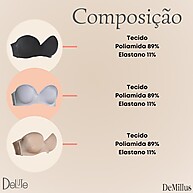 Sutiã Tomara Que Caia Demillus com Bojo e Aro – Conforto e Sustentação - imagem 2