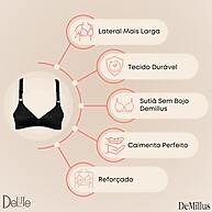 Sutiã Demillus Olimpo: Conforto e Sustentação - imagem 2