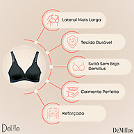 Sutiã Demillus Olimpo Poá: Conforto e Sustentação - imagem 2