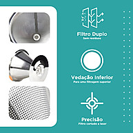 Coador de Café Inox: Sabor Puro e Sustentável - imagem 1