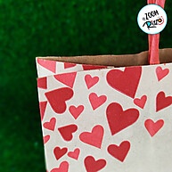 Sacola Kraft Coração: Elegância Sustentável - imagem 2