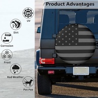 Capa de Pneu Sobressalente Premium Universal 68.6-73.7cm - Proteção Total para SUV, Jeep, Trailer - imagem 5