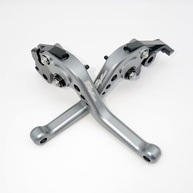 Alavancas de Freio e Embreagem CNC Ajustáveis e Dobráveis para Suzuki SV650/SV650S (1999-2022) - Cinza - imagem 4