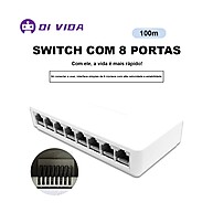 Switch de Rede 8 Portas: Potencialize sua Conexão! - imagem 1