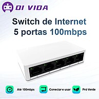 Switch Gigabit 5 Portas: Velocidade e Facilidade - imagem 1