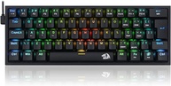Redragon TECLADO MECANICO GAMER FIZZ RGB PRETO SWITCH AZUL - imagem 1