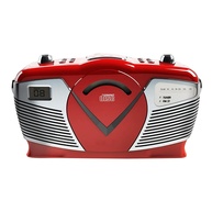 Sylvania Retro Boombox: Caixa de CD Portátil com Rádio AM/FM e Design Nostálgico - imagem 1