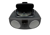 Boombox Sylvania SRCD243: Seu CD Player Portátil com Rádio FM/AM Preto - imagem 3