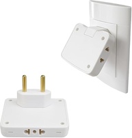 Adaptador Tomada T Articulado Benjamin 10A Flexível - 2 Unidades - imagem 1