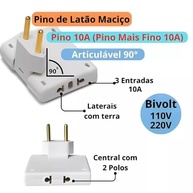 KIT 3 Adaptadores Articuláveis 3 Saídas T - Organize seus Cabos com Estilo! - imagem 4