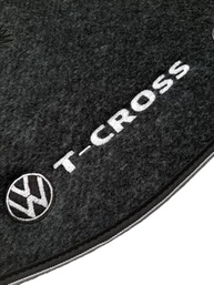 Tapete Carpete Cinza Premium para VW T-Cross (2018-2025) - Encaixe Perfeito! - imagem 4