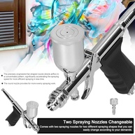 Kit Airbrush T217BA Profissional - Sistema Dual Action com Bico 0,3mm para Pintura, Maquiagem e Arte - imagem 4