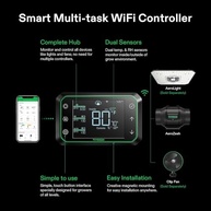 VIVOSUN Smart Air Filtration PRO T6 Kit 6" + AeroZesh T6 Fan + WiFi Controller - Sistema Completo de Ventilação e Filtração para Cultivo Indoor - imagem 4
