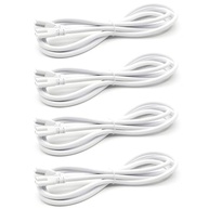 Kit 4 Cabos Conectores 1.8m T5 T8 LED: Expanda e Conecte Suas Luminárias com Segurança - imagem 2