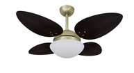 Ventilador de Teto 4 Pás VR42 Pétalo Tabaco 127V - Design Elegante e Silencioso - imagem 1