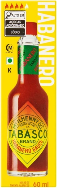 Molho Pimenta Tabasco Habanero 60 Ml Chili - imagem 1