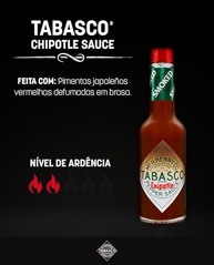 Kit 4 Molhos Pimenta Tabasco Chipotle 60 Ml Chili - imagem 4