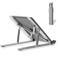 Suporte Ergonômico em Alumínio para Notebook e Tablet – Ajustável em 6 Níveis, Dobrável e Portátil com Estojo - imagem 1