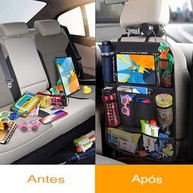 Organizador de Banco Traseiro para Carro: Tablet, Objetos e Mais | Essencial para Viagens - imagem 3