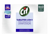 Cif Tabletes 4 em 1 para Máquina de Lavar Louças - 324g | Limpeza Potente e Brilho Impecável - imagem 1