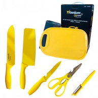 Kit Facas Cozinha: 7 Peças Gourmet + Tabua - imagem 2