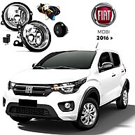 Kit Farol Auxiliar Milha Mobi 2016+ com Botão Tic Tac - imagem 2