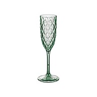 Taça Champagne Verde Glamour: Elegância em Plástico! - imagem 1