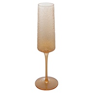 Taça Champanhe Âmbar Martelado: Elegância Lyor - imagem 1