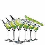Taças de Vidro Martini 225ml Ruvolo - 6 Peças para Drinks - imagem 1