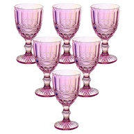 Taças Rosa Furta-Cor Lace: Elegância em 6 Peças - imagem 1