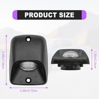 Carcaça Lente Placa LED para Toyota Tacoma 1995-2004 - Kit 2 Unidades Pretas - imagem 4